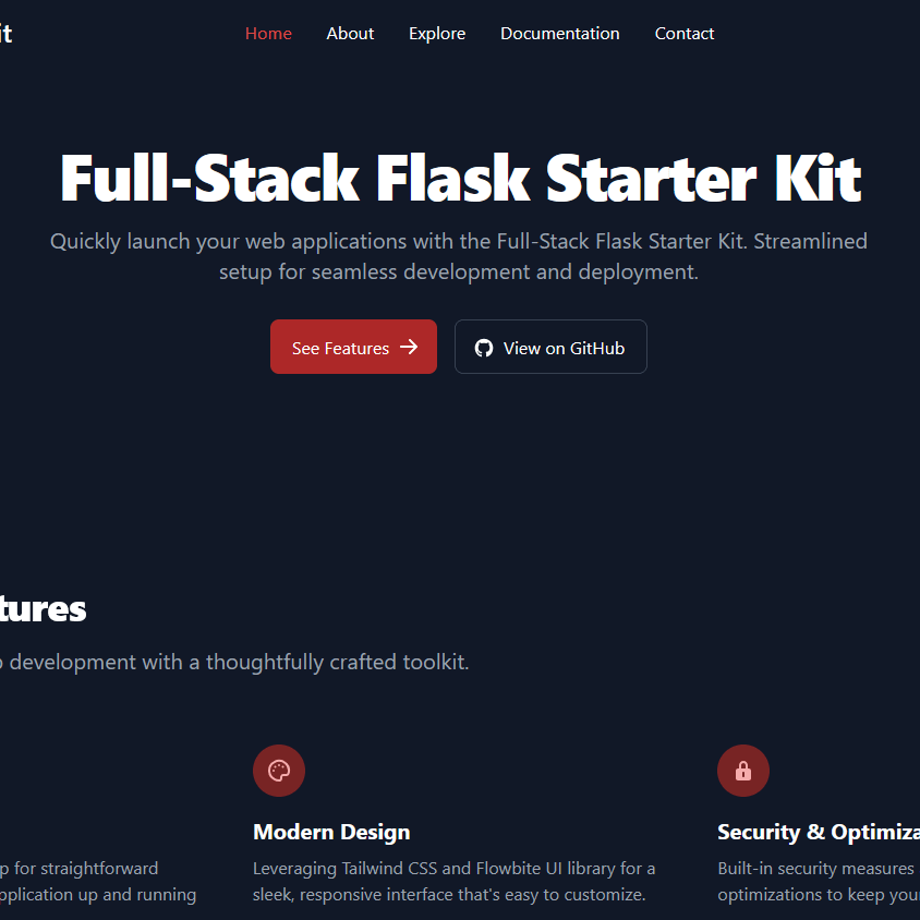 Flask Starter Kit